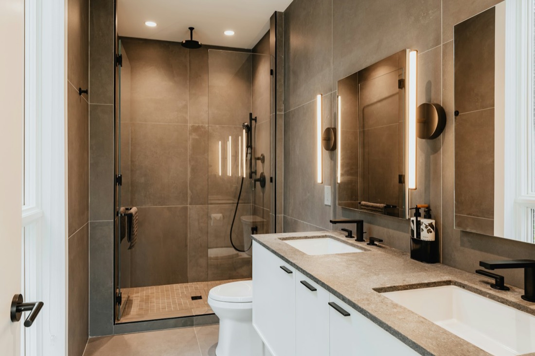 Douche à l'italienne